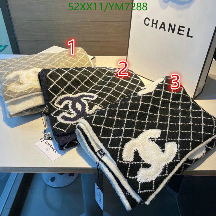 Scarf-Chanel, Code: YM7288,$: 52USD