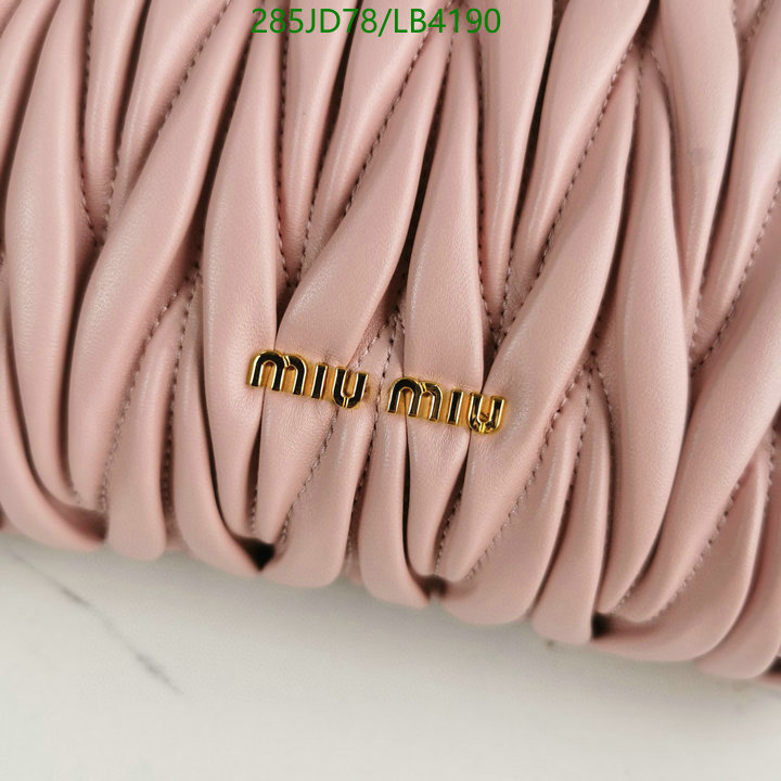 Miu Miu Bag-(Mirror)-Diagonal-,Code: LB4190,$: 285USD