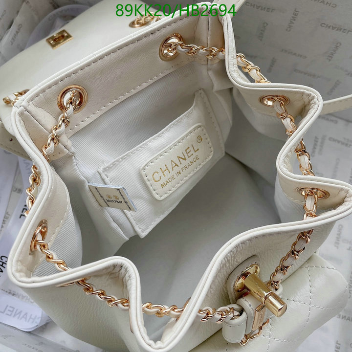 Chanel Bags ( 4A )-Backpack-,Code: HB2694,$: 89USD