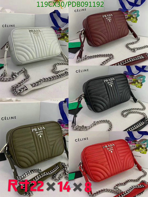 Prada Bag-(4A)-Diagonal-,Code: PDB091192,$:119USD