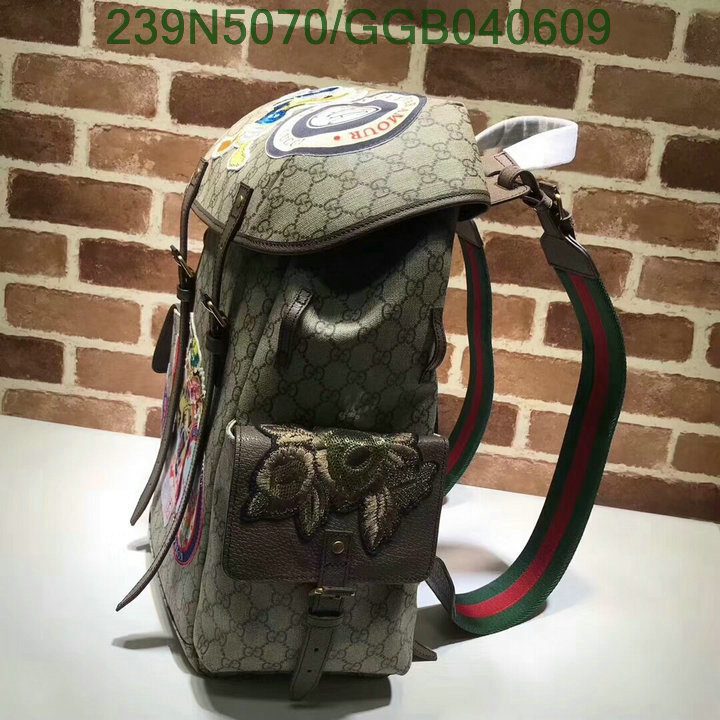 Gucci Bag-(Mirror)-Backpack-,Code:GGB040609,$:239USD