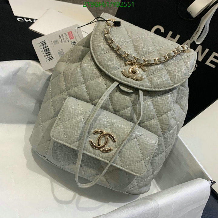 Chanel Bags -(Mirror)-Backpack-,Code: YB2551,$: 219USD