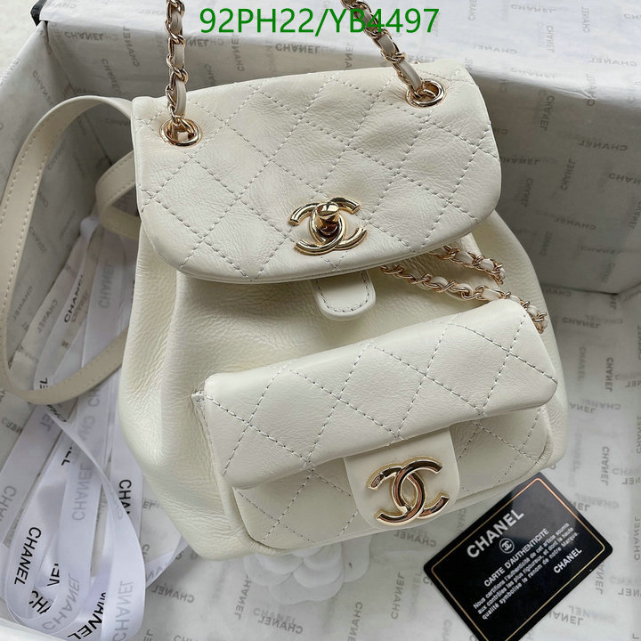 Chanel Bags ( 4A )-Backpack-,Code: YB4497,$: 92USD