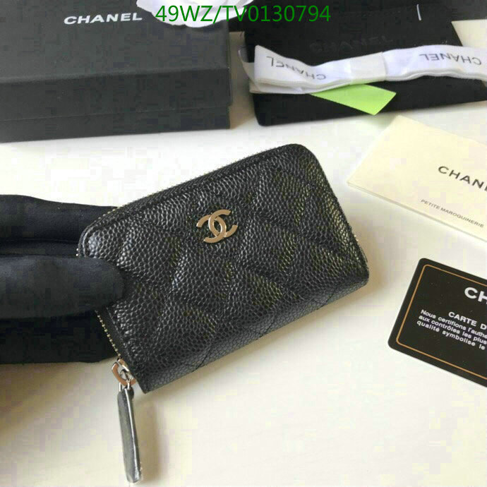 Chanel Bags ( 4A )-Wallet-,Code: TV0130794,$: 49USD