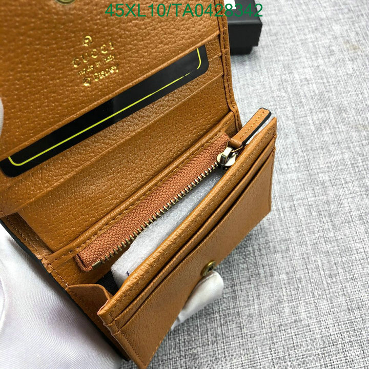 Gucci Bag-(4A)-Wallet-,Code:TA0428342,$: 45USD
