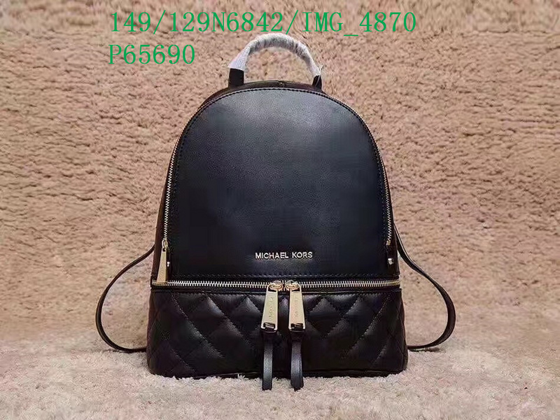 Michael Kors Bag-(Mirror)-Backpack-,Code: MSB122337,$: 149USD