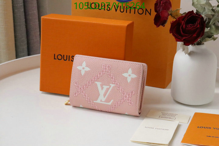 LV Bags-(Mirror)-Wallet-,Code: YT5264,$: 105USD