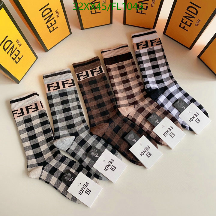 Sock-Fendi, Code: FL1043,$: 32USD