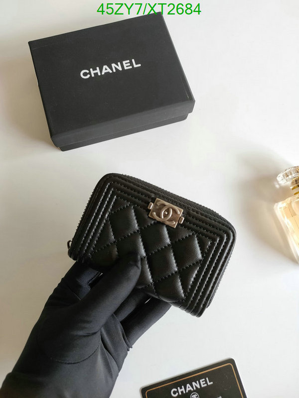 Chanel Bags ( 4A )-Wallet-,Code: XT2684,$: 45USD