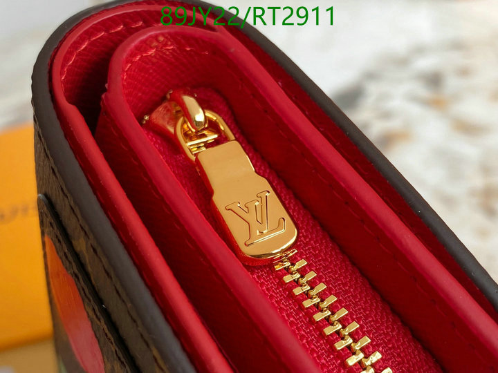 LV Bags-(Mirror)-Wallet-,Code: RT2911,$: 89USD