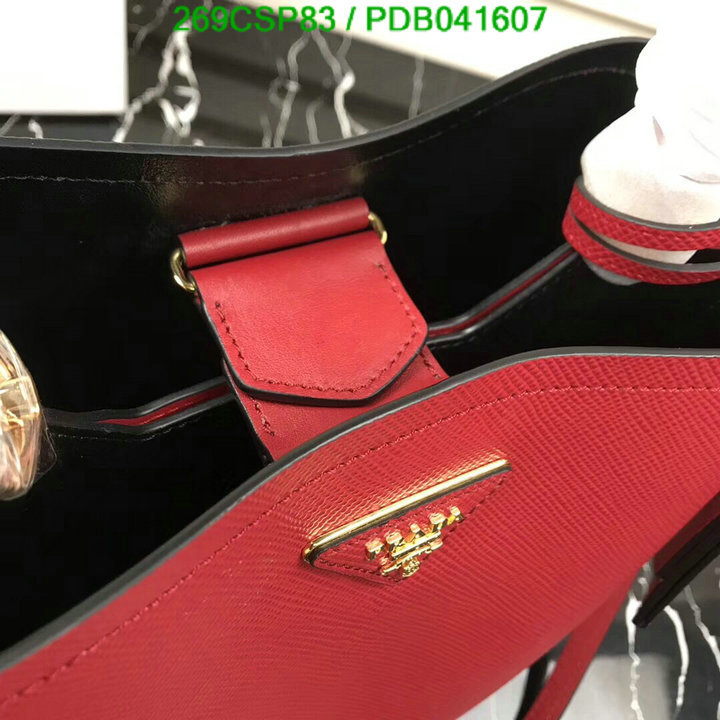 Prada Bag-(Mirror)-Handbag-,Code: PDB041607,$: 269USD