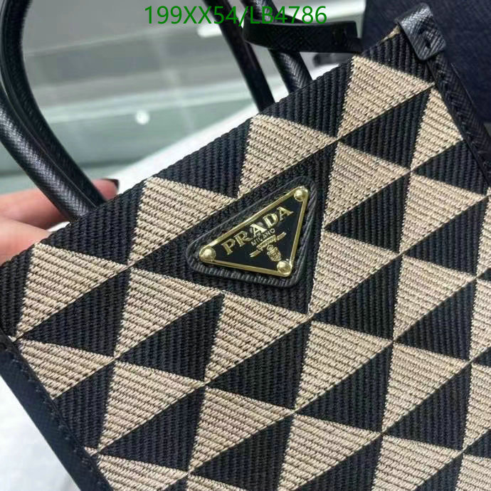 Prada Bag-(Mirror)-Diagonal-,Code: LB4786,