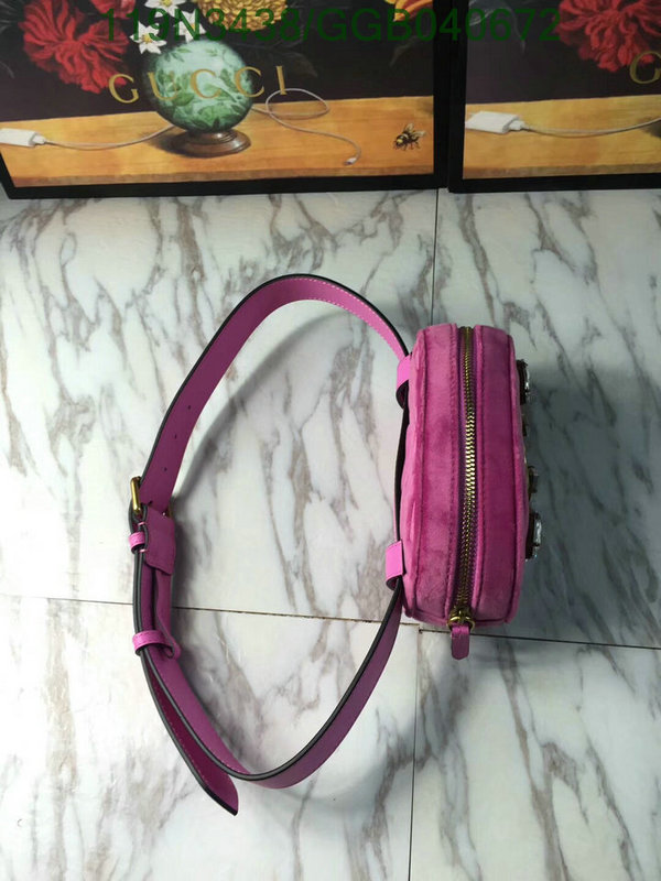 Gucci Bag-(Mirror)-Belt Bag-Chest Bag--,Code:GGB040672,$: 119USD