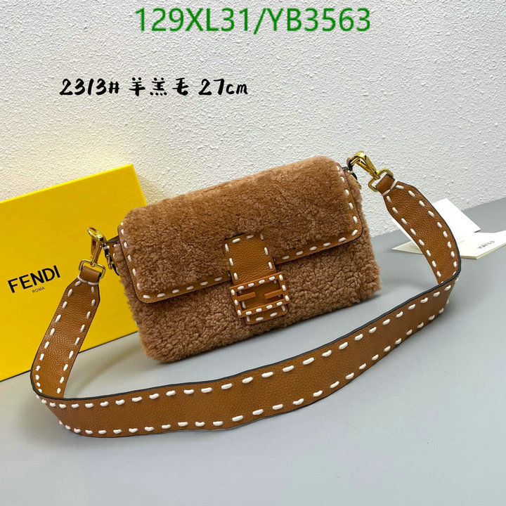 Fendi Bag-(4A)-Baguette-,Code: YB3563,$: 129USD