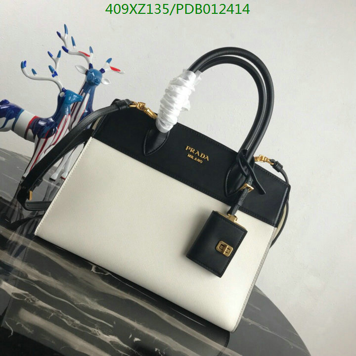 Prada Bag-(Mirror)-Handbag-,Code: PDB012414,$:409USD