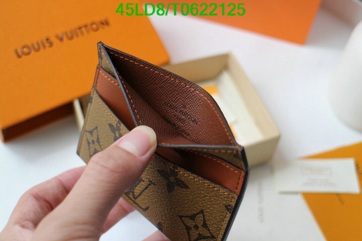 LV Bags-(Mirror)-Wallet-,Code: T0622125,$: 45USD