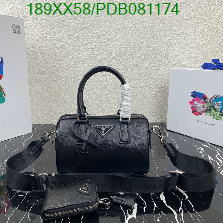 Prada Bag-(Mirror)-Diagonal-,Code:PDB081174,$:189USD