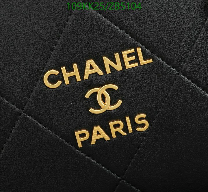 Chanel Bags ( 4A )-Handbag-,Code: ZB5104,$: 109USD