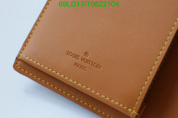 LV Bags-(Mirror)-Wallet-,Code: T0622104,$: 69USD