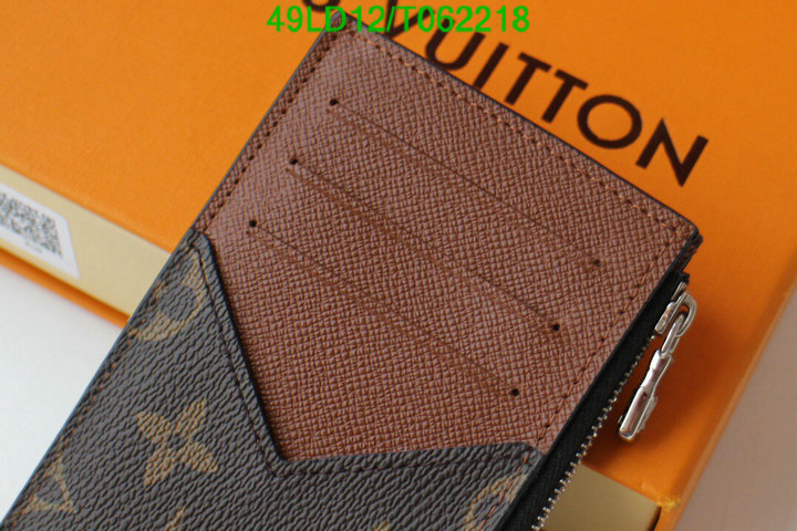 LV Bags-(Mirror)-Wallet-,Code: T062218,$: 49USD