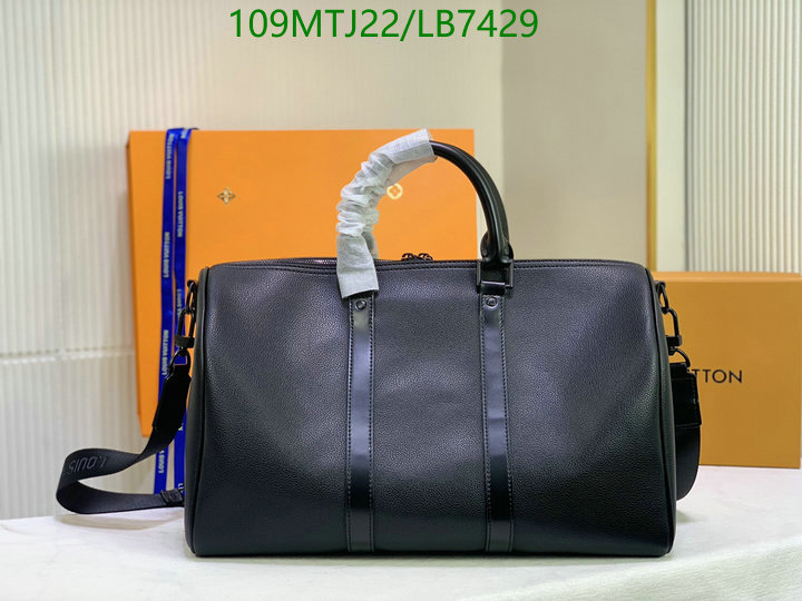 LV Bags-(4A)-Keepall BandouliRe 45-50-,Code: LB7429,$: 109USD