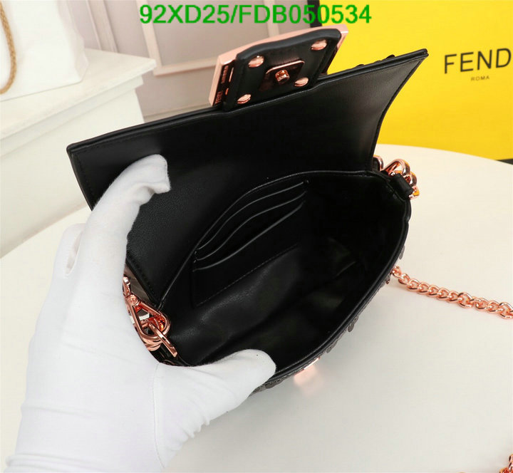 Fendi Bag-(4A)-Baguette-,Code: FDB050534,$: 92USD