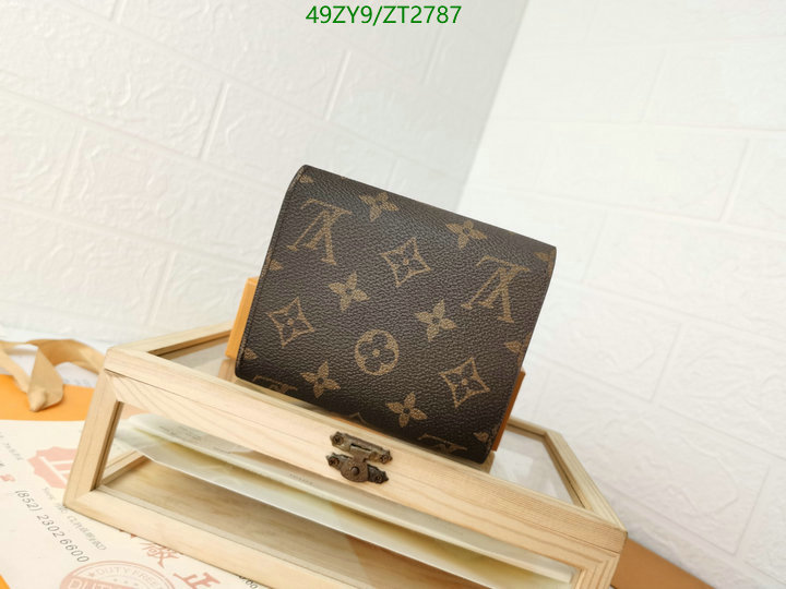 LV Bags-(4A)-Wallet-,Code: ZT2787,$: 49USD