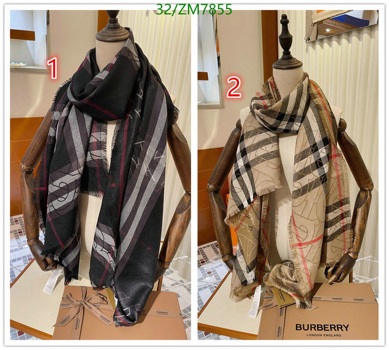 Scarf-Burberry, Code: ZM7855,$: 32USD