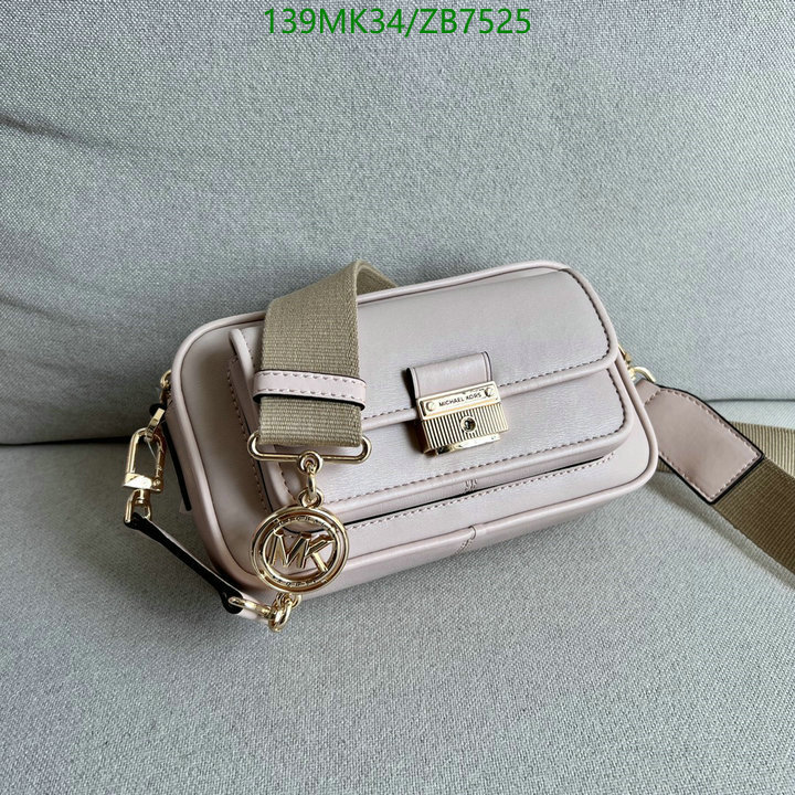 Michael Kors Bag-(Mirror)-Diagonal-,Code: ZB7525,$: 139USD