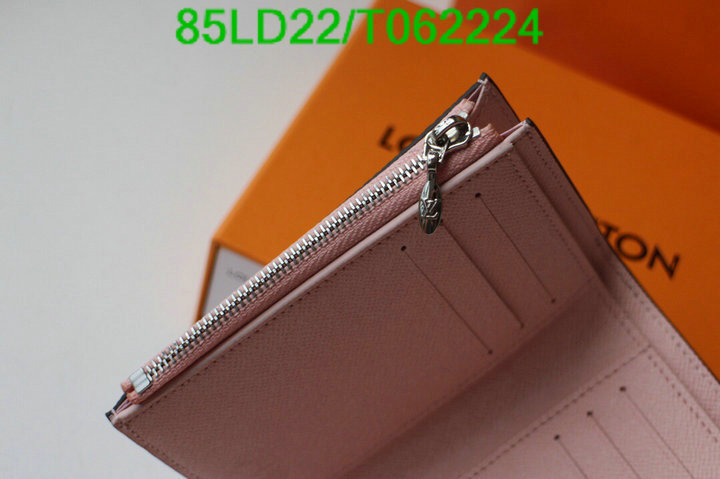 LV Bags-(Mirror)-Wallet-,Code: T062224,$: 85USD