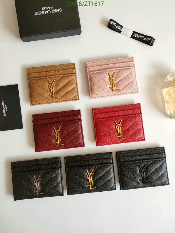 YSL Bag-(4A)-Wallet-,Code: ZT1617,$: 39USD