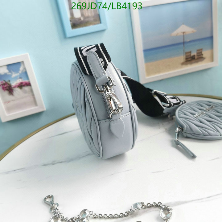 Miu Miu Bag-(Mirror)-Diagonal-,Code: LB4193,$: 269USD