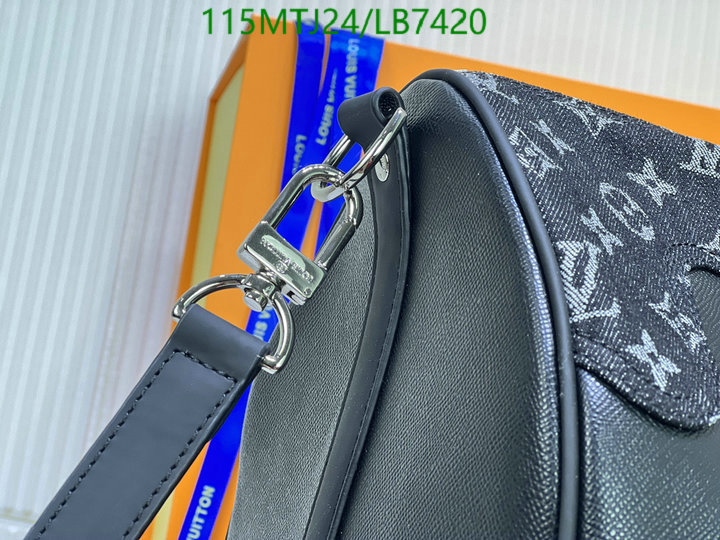 LV Bags-(4A)-Keepall BandouliRe 45-50-,Code: LB7420,$: 115USD