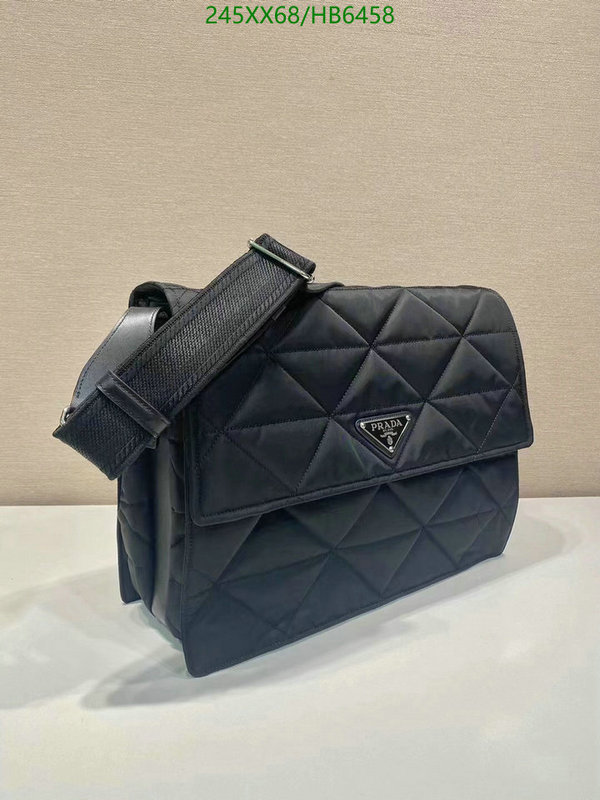 Prada Bag-(Mirror)-Diagonal-,Code: HB6458,$: 245USD