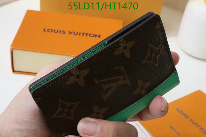 LV Bags-(Mirror)-Wallet-,Code: HT1470,$: 55USD