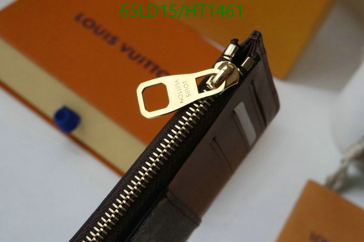 LV Bags-(Mirror)-Wallet-,Code: HT1461,$: 65USD