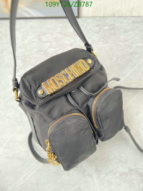 Moschino Bag-(Mirror)-Handbag-,Code: ZB787,$: 109USD