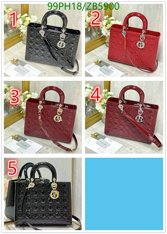 Dior Bags-(4A)-Lady-,Code: ZB5900,$: 99USD