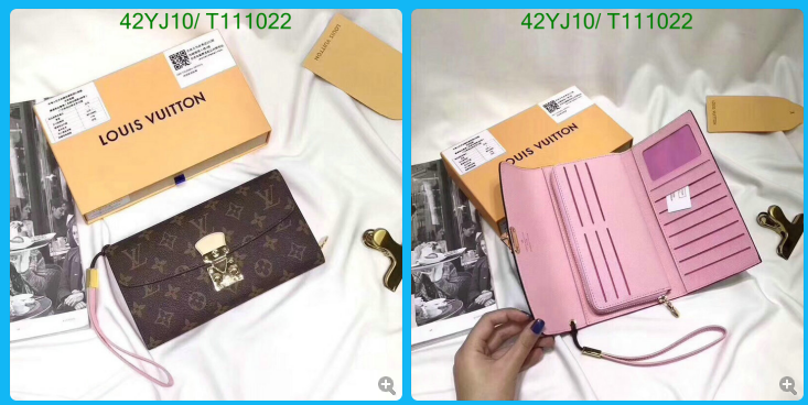 LV Bags-(4A)-Wallet-,Code : T111022,$: 42USD