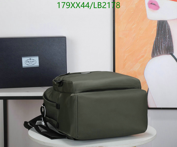 Prada Bag-(Mirror)-Backpack-,Code: LB2178,$: 179USD