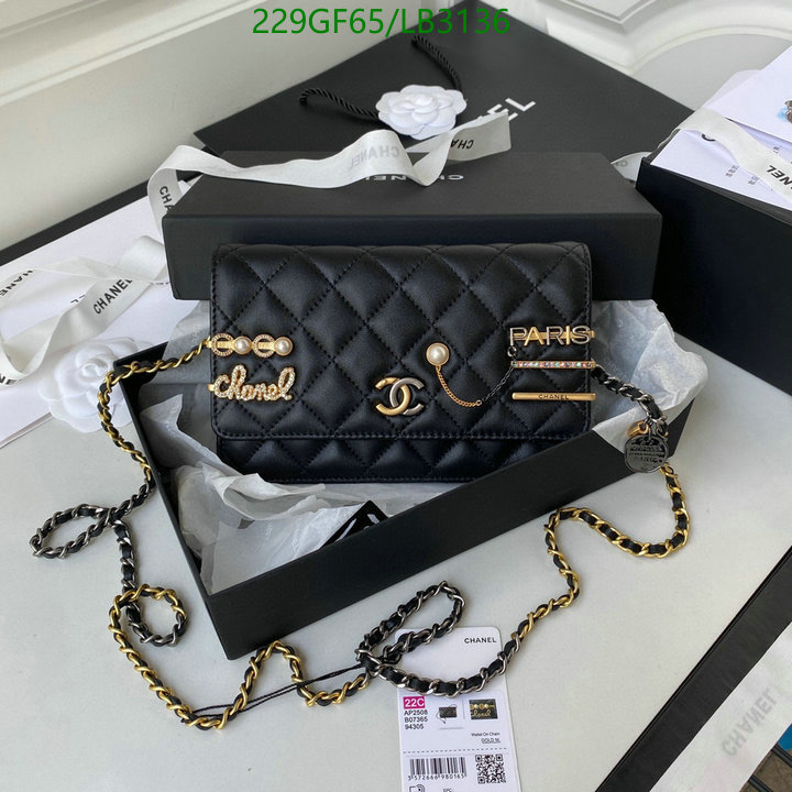 Chanel Bags -(Mirror)-Diagonal-,Code: LB3136,$: 229USD