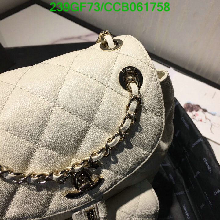 Chanel Bags -(Mirror)-Backpack-,Code: CCB061758,$: 239USD