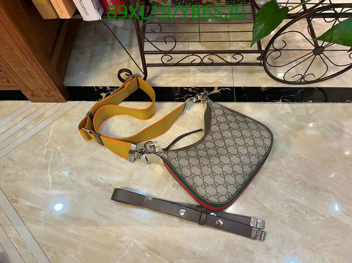 Gucci Bag-(4A)-Diagonal-,Code: YB6520,$: 89USD