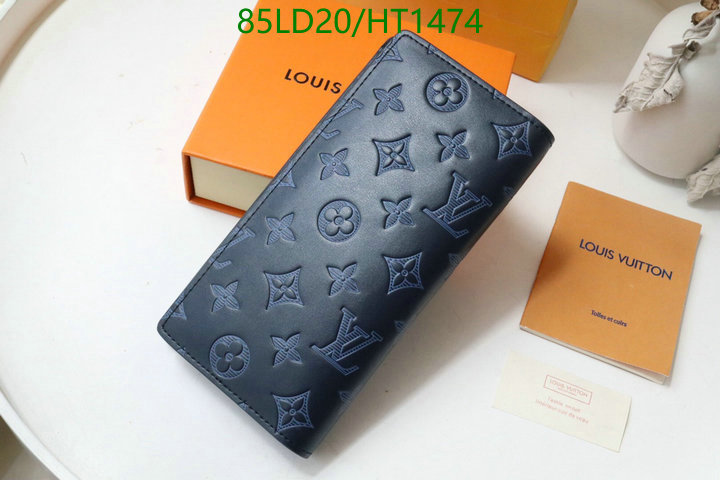 LV Bags-(Mirror)-Wallet-,Code: HT1474,$: 85USD