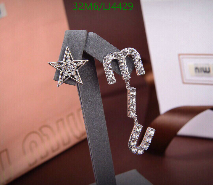 Jewelry-MiuMiu, Code: LJ4429,$: 32USD