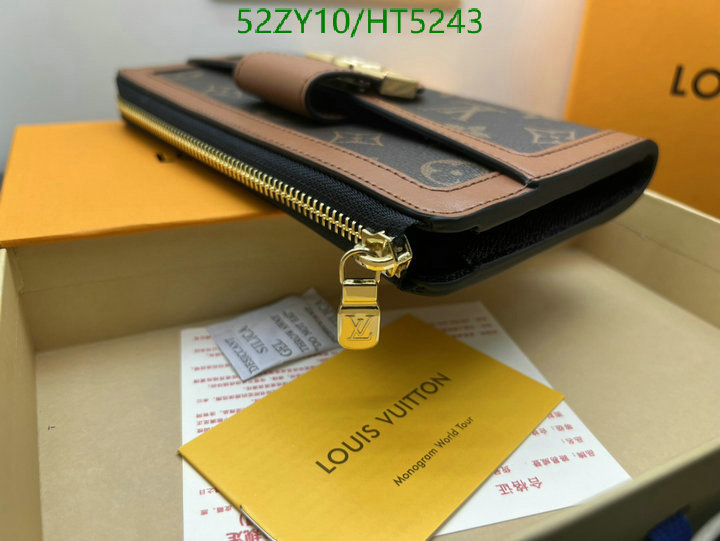 LV Bags-(4A)-Wallet-,Code: HT5243,$: 52USD