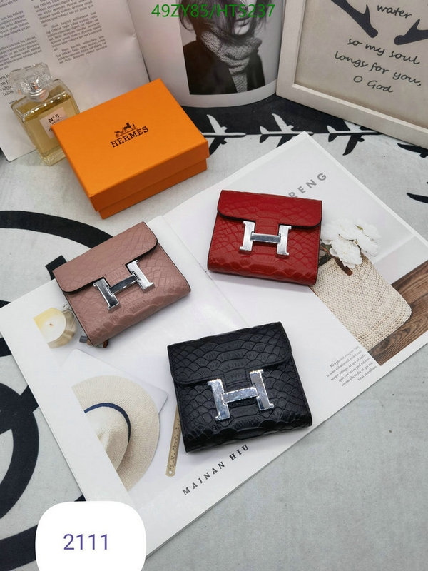 Hermes Bag-(4A)-Wallet-,Code: HT5237,$: 49USD