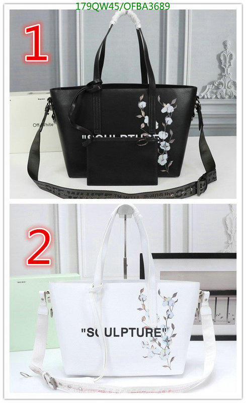 Off-White Bag-(Mirror)-Handbag-,Code: OFBA3689,$: 179USD
