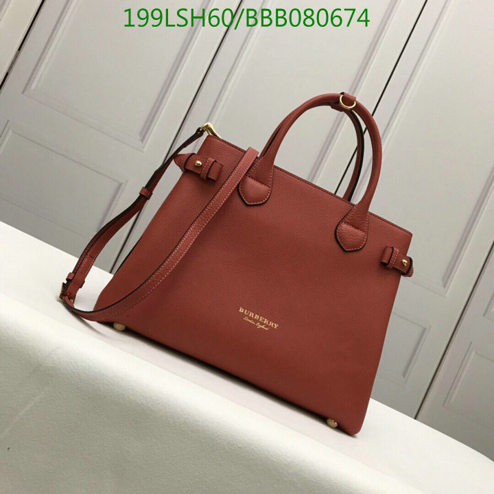 Burberry Bag-(Mirror)-Handbag-,Code: BBB080674,$:199USD