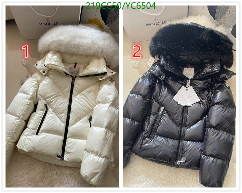 Down jacket Women-Moncler, Code: YC6504,$: 219USD